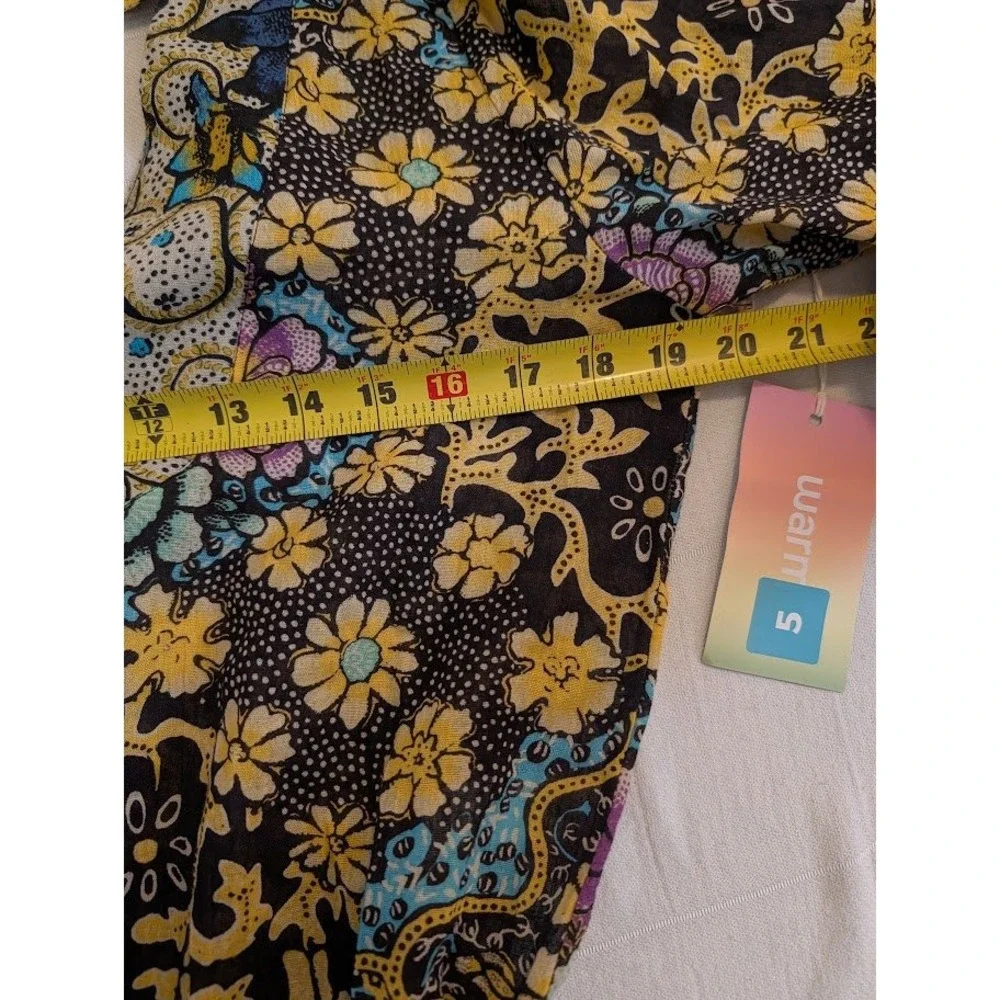 The Warm Store 100% Cotton Romper Women's Size 1 Sm Long Sleeve‎ Tie Back Boho